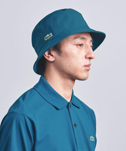 LACOSTE（ラコステ）の「＜LACOSTE（ラコステ）＞ ピケ バケットハット†（ハット・メンズ・ブラック/ネイビー/コバルトブルー・FREE）」の10枚目の写真