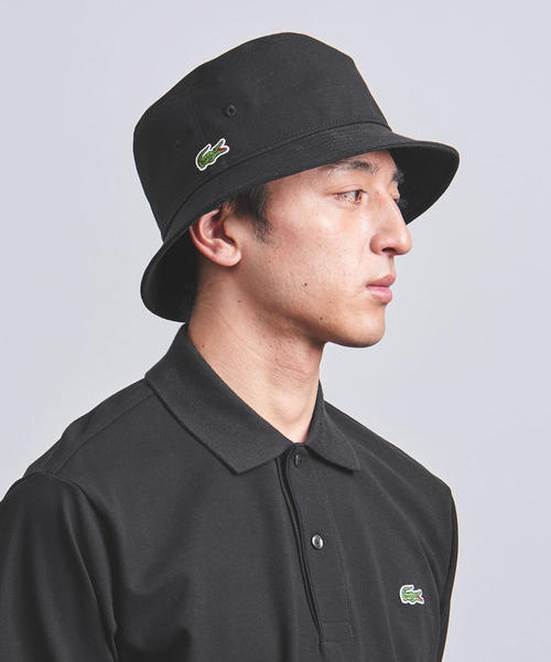 LACOSTE（ラコステ）の「＜LACOSTE（ラコステ）＞ ピケ バケットハット†（ハット・メンズ・ブラック/ネイビー/コバルトブルー・FREE）」の11枚目の写真