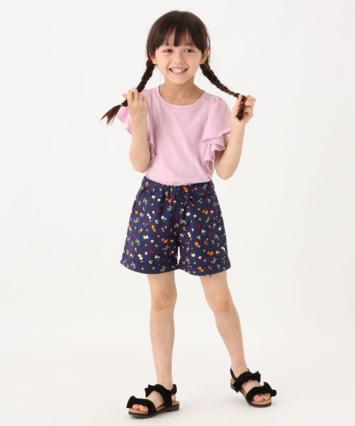 GLOBAL WORK（グローバルワーク）の「【キッズ】ショルダーフリルＴ半袖/830105（Tシャツ/カットソー・キッズ・ブラック/イエロー/その他1/パープル系その他2/ライトピンク・SMALL/MEDIUM/LARGE/X-LARGE/XX-LARGE）」の22枚目の写真