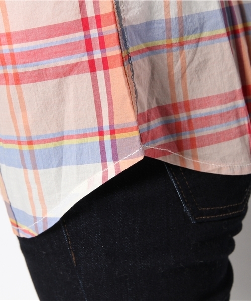 TOMMY HILFIGER（トミーヒルフィガー）の「ARIA CHK SHIRT（シャツ/ブラウス・レディース・ピンク・SMALL/LARGE/MEDIUM）」の8枚目の写真