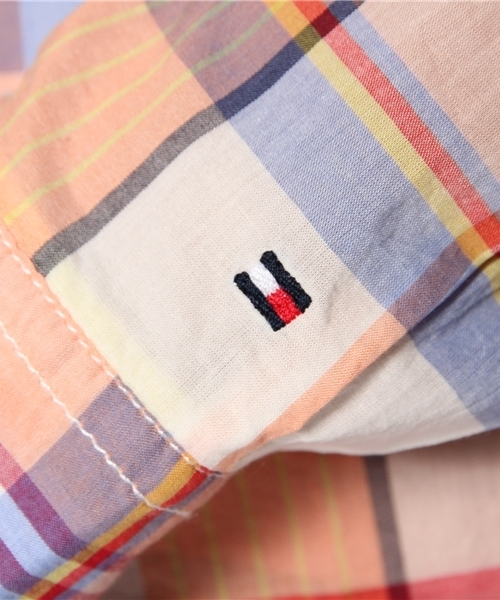 TOMMY HILFIGER（トミーヒルフィガー）の「ARIA CHK SHIRT（シャツ/ブラウス・レディース・ピンク・SMALL/LARGE/MEDIUM）」の7枚目の写真