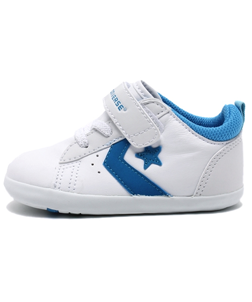 CONVERSE（コンバース）の「MINI P-L2/ミニ P-L2（スニーカー・キッズ・ホワイト×ピンク/ホワイト×ブルー・12cm/14cm/14.5㎝/13cm/13.5㎝/15cm/12.5cm）」の3枚目の写真