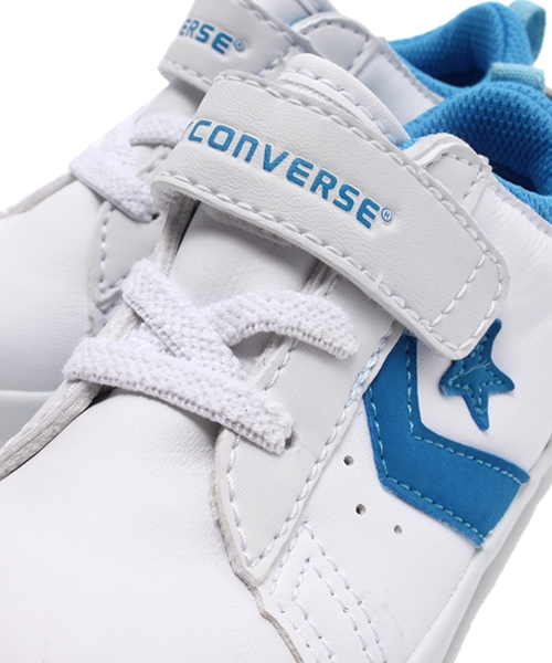 CONVERSE（コンバース）の「MINI P-L2/ミニ P-L2（スニーカー・キッズ・ホワイト×ピンク/ホワイト×ブルー・12cm/14cm/14.5㎝/13cm/13.5㎝/15cm/12.5cm）」の7枚目の写真