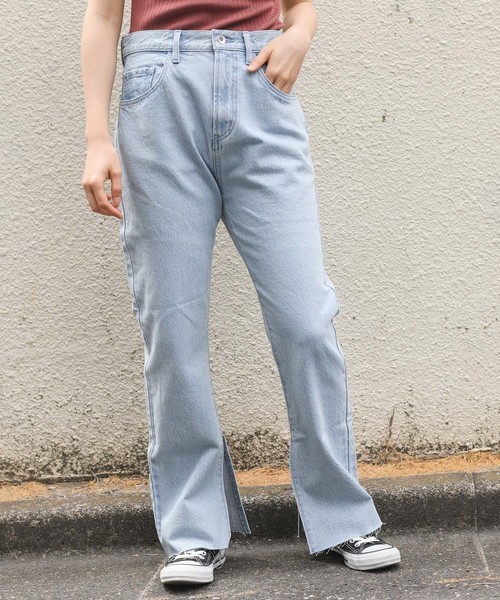 apres jour（アプレジュール）の「フレアデニムパンツ【ZOZOTOWN限定アイテム】（デニムパンツ・レディース・ブラック/ライトブルー・SMALL/MEDIUM）」の12枚目の写真