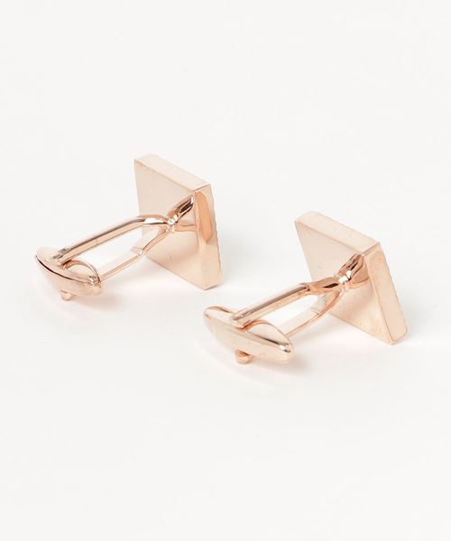 Quit Running（クイトランニング）の「英国ブランド ステンレス カフス（カフリンクス・メンズ・シルバーグレー/シルバー/ピンクゴールド/ゴールド/シルバー系その他/ブラック/シルバー系その他2/ライトブルー/ブラック系その他2/ブラック系その他/ストライプ・FREE）」の16枚目の写真