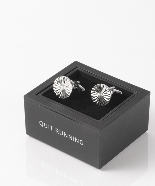 Quit Running（クイトランニング）の「英国ブランド ステンレス カフス（カフリンクス・メンズ・シルバーグレー/シルバー/ピンクゴールド/ゴールド/シルバー系その他/ブラック/シルバー系その他2/ライトブルー/ブラック系その他2/ブラック系その他/ストライプ・FREE）」の8枚目の写真