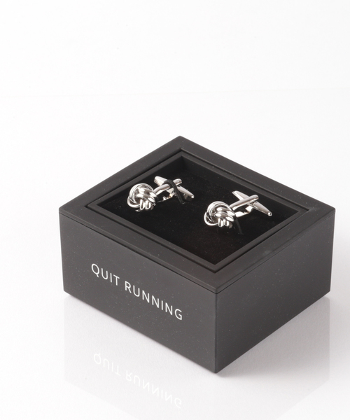 Quit Running（クイトランニング）の「英国ブランド ステンレス カフス（カフリンクス・メンズ・シルバーグレー/シルバー/ピンクゴールド/ゴールド/シルバー系その他/ブラック/シルバー系その他2/ライトブルー/ブラック系その他2/ブラック系その他/ストライプ・FREE）」の7枚目の写真