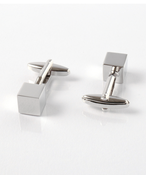 Quit Running（クイトランニング）の「英国ブランド ステンレス カフス（カフリンクス・メンズ・シルバーグレー/シルバー/ピンクゴールド/ゴールド/シルバー系その他/ブラック/シルバー系その他2/ライトブルー/ブラック系その他2/ブラック系その他/ストライプ・FREE）」の9枚目の写真