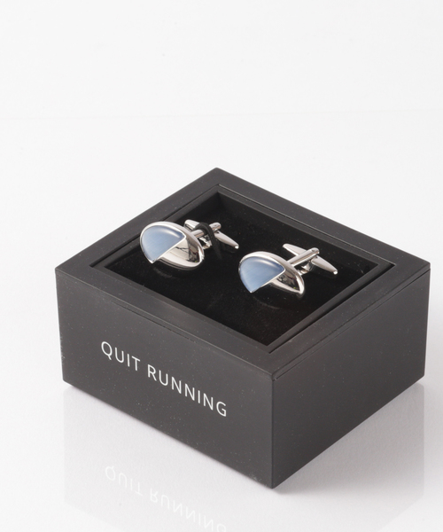 Quit Running（クイトランニング）の「英国ブランド ステンレス カフス（カフリンクス・メンズ・シルバーグレー/シルバー/ピンクゴールド/ゴールド/シルバー系その他/ブラック/シルバー系その他2/ライトブルー/ブラック系その他2/ブラック系その他/ストライプ・FREE）」の18枚目の写真