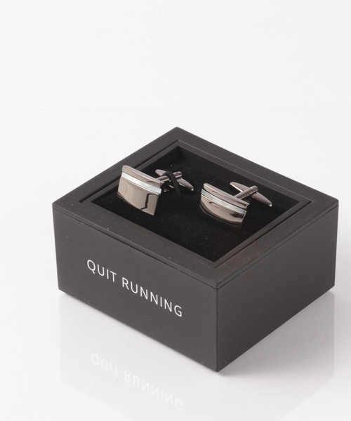 Quit Running（クイトランニング）の「英国ブランド ステンレス カフス（カフリンクス・メンズ・シルバーグレー/シルバー/ピンクゴールド/ゴールド/シルバー系その他/ブラック/シルバー系その他2/ライトブルー/ブラック系その他2/ブラック系その他/ストライプ・FREE）」の15枚目の写真
