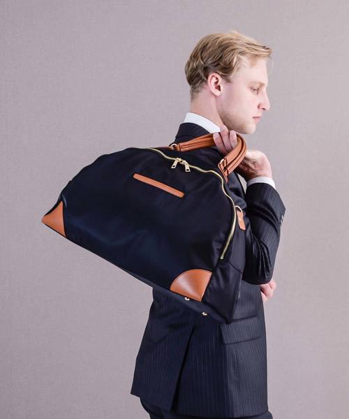 VitaFelice（ヴィータフェリーチェ）の「ボストンバッグ 旅行バッグ A4 出張バッグ 斜めがけ 2wayショルダーバッグ ボストンバック ユニセックス サマーバッグ トラベルバッグ（ボストンバッグ・レディース・ベージュ系その他/ブラック/ブラウン・FREE）」の13枚目の写真