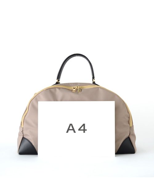 VitaFelice（ヴィータフェリーチェ）の「ボストンバッグ 旅行バッグ A4 出張バッグ 斜めがけ 2wayショルダーバッグ ボストンバック ユニセックス サマーバッグ トラベルバッグ（ボストンバッグ・レディース・ベージュ系その他/ブラック/ブラウン・FREE）」の16枚目の写真
