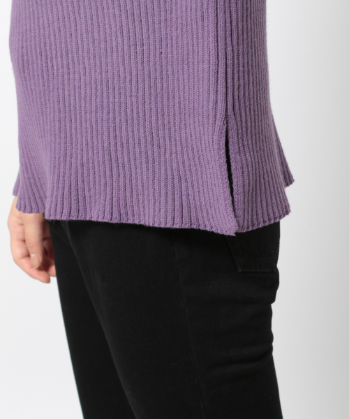 PAGEBOY（ページボーイ）の「クリアニットタートルプルオーバー（ニット/セーター・レディース・ブラック/グレー/オフホワイト/ダークパープル/モカ/ライトパープル・FREE）」の15枚目の写真