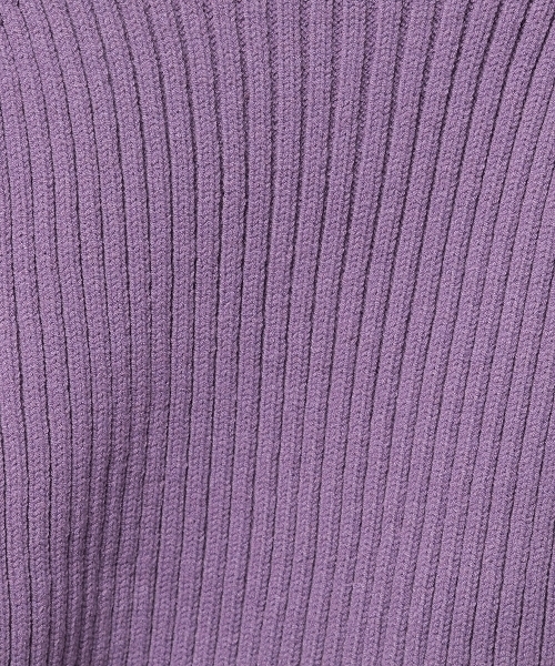 PAGEBOY（ページボーイ）の「クリアニットタートルプルオーバー（ニット/セーター・レディース・ブラック/グレー/オフホワイト/ダークパープル/モカ/ライトパープル・FREE）」の10枚目の写真