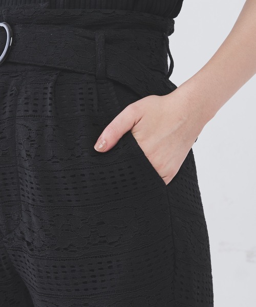 natural couture（ナチュラルクチュール）の「ありんちゃんのレースパンツ（その他パンツ・レディース・オフホワイト/ブラック/レンガ・FREE）」の14枚目の写真