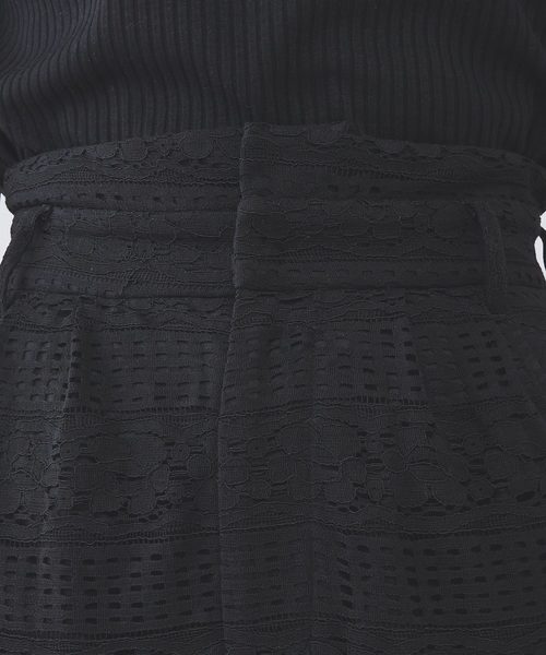 natural couture（ナチュラルクチュール）の「ありんちゃんのレースパンツ（その他パンツ・レディース・オフホワイト/ブラック/レンガ・FREE）」の10枚目の写真