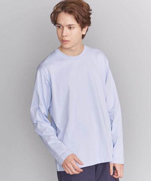 BEAUTY&YOUTH UNITED ARROWS（ビューティーアンドユースユナイテッドアローズ）の「BY ハイゲージコットン クルーネック カットソー（Tシャツ/カットソー・メンズ・ライトグレー/ホワイト/オリーブ/ブラック/ライトブルー・X-LARGE/SMALL/MEDIUM/LARGE）」の18枚目の写真