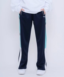 FILA（フィラ）の「【FILA/フィラ】ロゴ刺繍 サイドライン 切替 ジャージパンツ トラックパンツ 下（その他パンツ）」