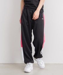 【FILA/フィラ】ロゴ刺繍 サイドライン 切替 ジャージパンツ トラックパンツ 下