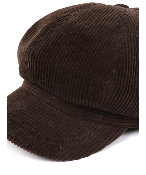 ACYM（アシーム）の「Corduroy volume キャスケット（キャスケット・レディース・ベージュ/ブラウン・FREE）」の7枚目の写真