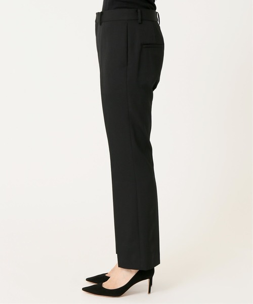 AP STUDIO（エーピーストゥディオ）の「ブラックストレートクロップドパンツ（その他パンツ・レディース・ブラック・38/36/34/40/32）」の2枚目の写真