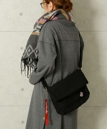 n'ee-ne | コットンキャンパス　フラップショルダーバック(ショルダーバッグ)