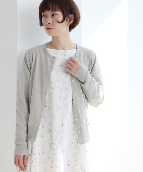 Spring Yuni ユニ Early Ff30 トップス アイスコットンクルーカーディガン カーディガン のファッション アイスコットンクルーカーディガン 1701kn0021 を購入できます Bulle Early 当社の新品登場の