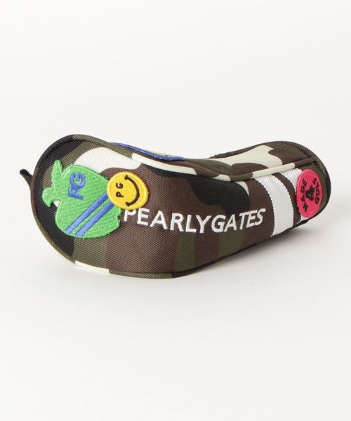 PEARLY GATES（パーリーゲイツ）の「【PEARLY GATES】カモ柄×ワッペン 