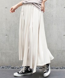 AMERICAN HOLIC | 部分プリーツロングスカート＊(スカート)