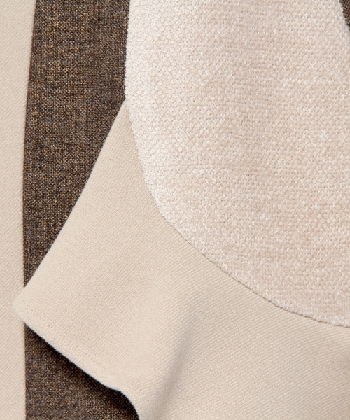 Another Edition(アナザーエディション)の「□AE MIX CLOTH COMBI SK ◆(スカート・レディース・ブラック/ブラウン・MEDIUM/SMALL)」の12枚目の写真