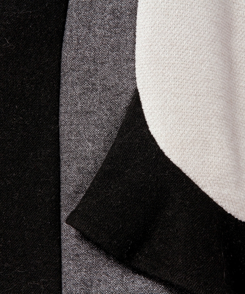 Another Edition(アナザーエディション)の「□AE MIX CLOTH COMBI SK ◆(スカート・レディース・ブラック/ブラウン・MEDIUM/SMALL)」の13枚目の写真