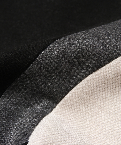 Another Edition(アナザーエディション)の「□AE MIX CLOTH COMBI SK ◆(スカート・レディース・ブラック/ブラウン・MEDIUM/SMALL)」の6枚目の写真