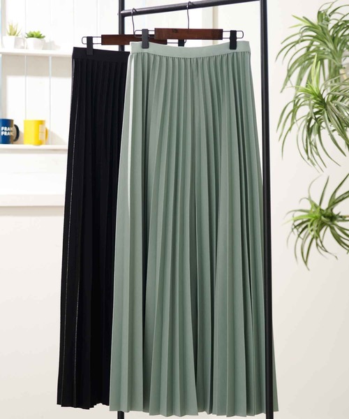 Malbon スカート グリーン プリーツ構造 軽量ストレッチ 即購入可⛳ Malbon スカート グリーン プリーツ構造 軽量ストレッチ 即購入可