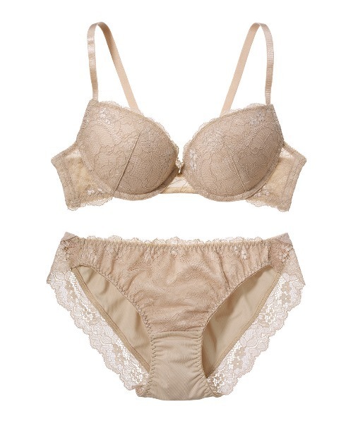 PEACH JOHN リボン付きブラジャーセット 2点 セール】ビッグリボンノンワイヤーブラ（ブラジャー）｜PEACH