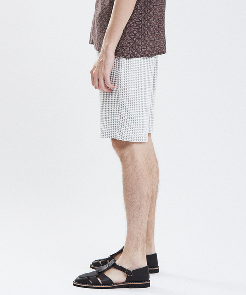 RECENCY OF MINE（リーセンシー オブ マイン）の「【Recency of Mine】オニワッフル　ショーツ（その他パンツ・メンズ・アイボリー/イエロー/ブルー・44/46/48）」の22枚目の写真