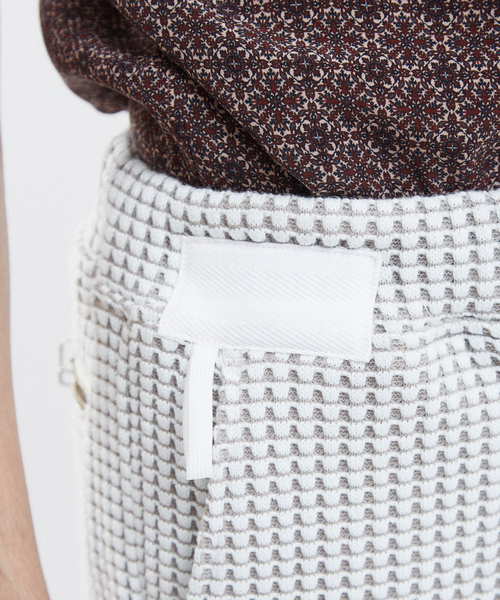 RECENCY OF MINE（リーセンシー オブ マイン）の「【Recency of Mine】オニワッフル　ショーツ（その他パンツ・メンズ・アイボリー/イエロー/ブルー・44/46/48）」の17枚目の写真