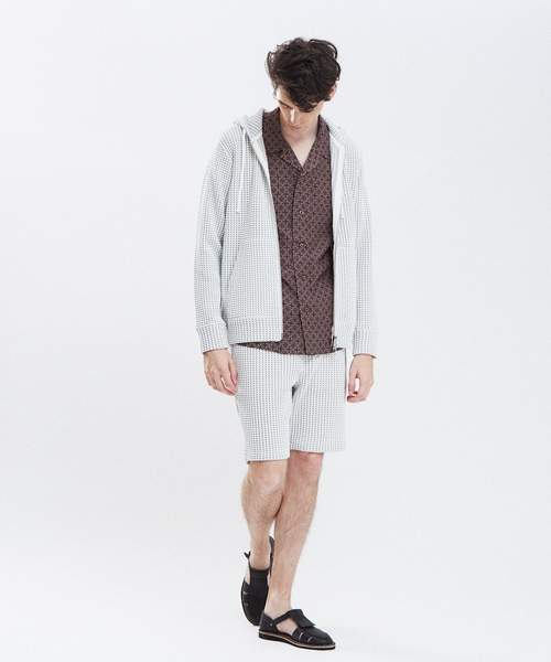 RECENCY OF MINE（リーセンシー オブ マイン）の「【Recency of Mine】オニワッフル　ショーツ（その他パンツ・メンズ・アイボリー/イエロー/ブルー・44/46/48）」の14枚目の写真