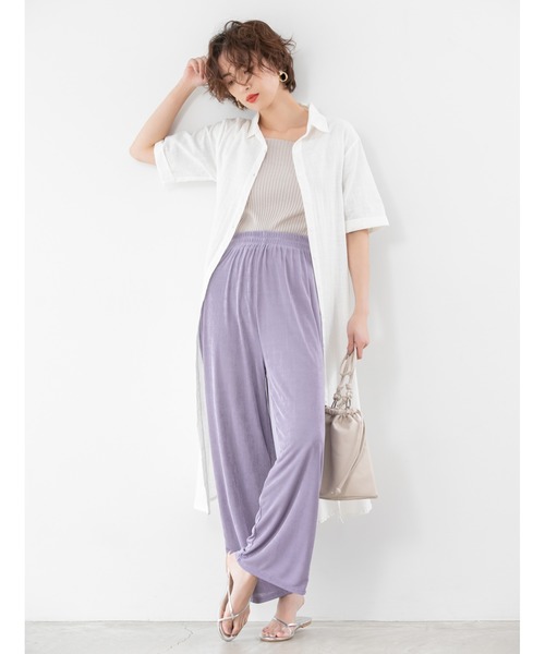 fifth(フィフス)の「リネンライクシャツワンピース(ワンピース・レディース・ホワイト/カーキ・MEDIUM)」の14枚目の写真