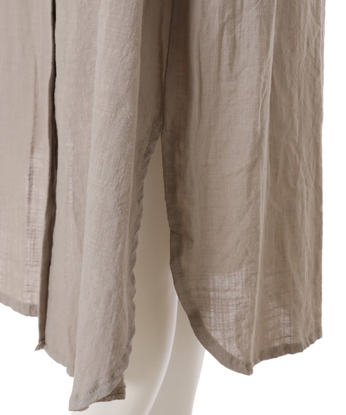 fifth(フィフス)の「リネンライクシャツワンピース(ワンピース・レディース・ホワイト/カーキ・MEDIUM)」の22枚目の写真