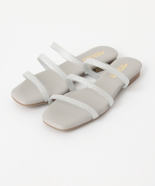 one after another NICE CLAUP(ワンアフターアナザーナイスクラップ)の「クリアフラットサンダル(サンダル・レディース・シルバー/ゴールド/クリア・SMALL/MEDIUM/LARGE)」の16枚目の写真