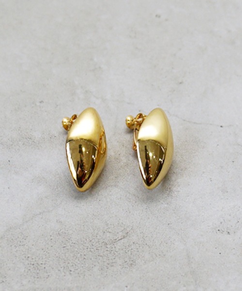 JANESMITH(ジェーンスミス)の「JANESMITH ジェーンスミス / CLIP ON RHOMBUS EARRING クリップオンラムバスイヤリング / 20WAC-#525L(イヤリング・レディース・ゴールド/シルバー・FREE)」の2枚目の写真