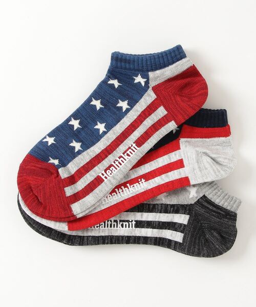 Healthknit（ヘルスニット）の「【Healthknit】3足セット 柄 デザインくるぶしソックス（ソックス/靴下・メンズ・その他6/その他7/その他2/その他5/その他8/その他1/その他3/その他4/その他10/その他9/その他11/ホワイト/その他12/その他13/その他16/その他14/その他15/その他17/その他18/その他25/その他19/その他22/その他24/その他20/その他21/その他23/その他26/その他27/その他28/その他29/その他30/その他31・M/FREE/S）」の10枚目の写真