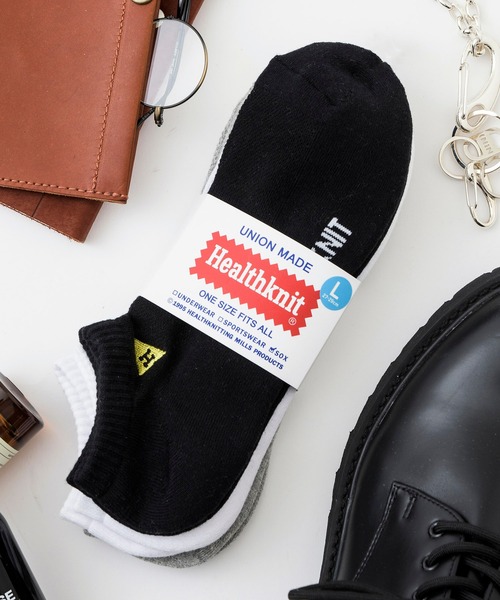 Healthknit（ヘルスニット）の「【Healthknit】3足セット 柄 デザインくるぶしソックス（ソックス/靴下・メンズ・その他6/その他7/その他2/その他5/その他8/その他1/その他3/その他4/その他10/その他9/その他11/ホワイト/その他12/その他13/その他16/その他14/その他15/その他17/その他18/その他25/その他19/その他22/その他24/その他20/その他21/その他23/その他26/その他27/その他28/その他29/その他30/その他31・M/FREE/S）」の8枚目の写真