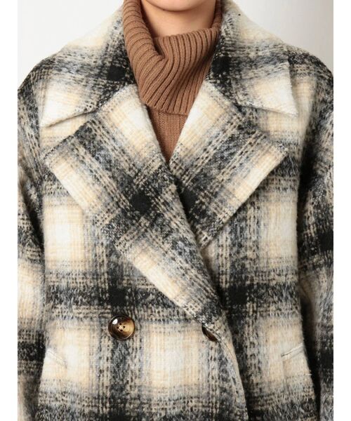 EVRIS（エヴリス）の「ドロップショルダーロングコート（チェスターコート・レディース・ブラック/ボルドー/カーキ/その他1・FREE）」の22枚目の写真