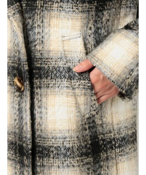 EVRIS（エヴリス）の「ドロップショルダーロングコート（チェスターコート・レディース・ブラック/ボルドー/カーキ/その他1・FREE）」の20枚目の写真