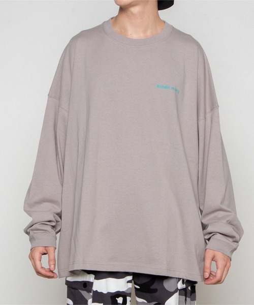 WEGO（ウィゴー）の「WEGO/バルーンプリントビッグシルエットロンT（Tシャツ/カットソー・メンズ・ブラック/ホワイト/グレー・MEDIUM/LARGE）」の19枚目の写真