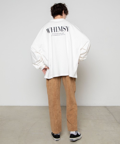 WEGO（ウィゴー）の「WEGO/バルーンプリントビッグシルエットロンT（Tシャツ/カットソー・メンズ・ブラック/ホワイト/グレー・MEDIUM/LARGE）」の5枚目の写真