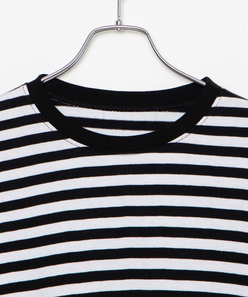 DING（ディング）の「DING/ボーダーロンT（Tシャツ/カットソー・レディース・ホワイト/イエロー/ブルー・FREE）」の14枚目の写真