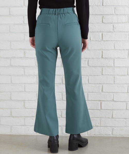 SpRay（スプレイ）の「センタ－シ－ムセミフレアパンツ（その他パンツ・レディース・ブラック/パープル/グリーン/アイボリー/モカ/ピンク系その他・SMALL/MEDIUM/LARGE）」の11枚目の写真