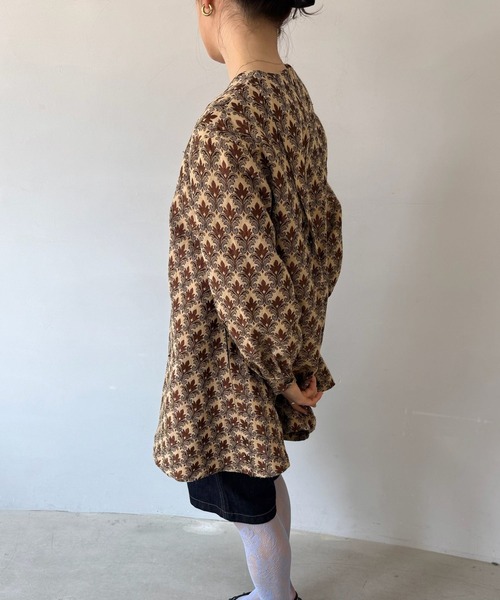 セール】ジャガードフラワードレス【SANSeLF】 sanw21